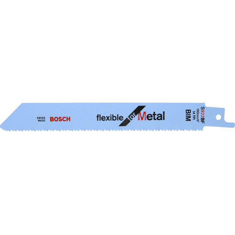 Flexible for Metal Bosch Lame de scie sabre S 1122 BF 5er-Pack 