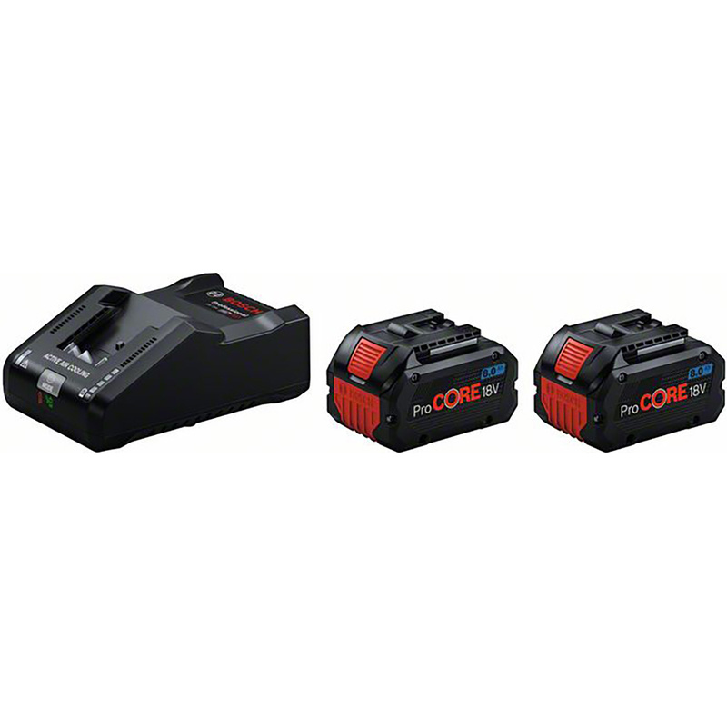 Kit chargeur + 2 batteries Bosch 1600A02T5P