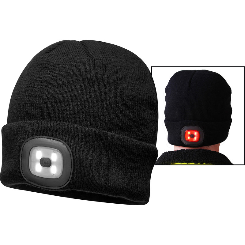 Bonnet avec lumière LED pour homme et femme, chapeau avec batterie aste par  USB, chapeau chaud pour la marche et la course nocturnes, chapeau  d'escalade - AliExpress