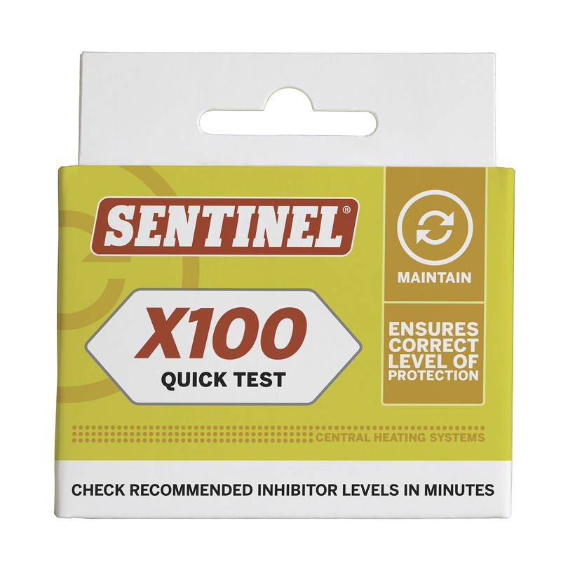 Test de concentration X100 Quick Test Sentinel