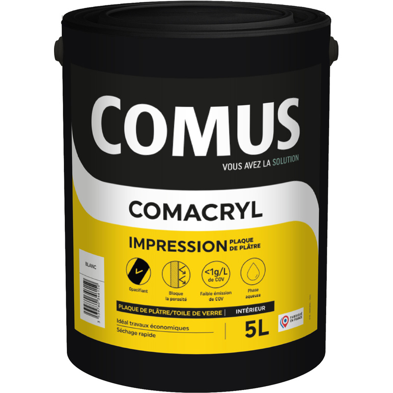 Impression intérieure Comacryl blanc mat Comus