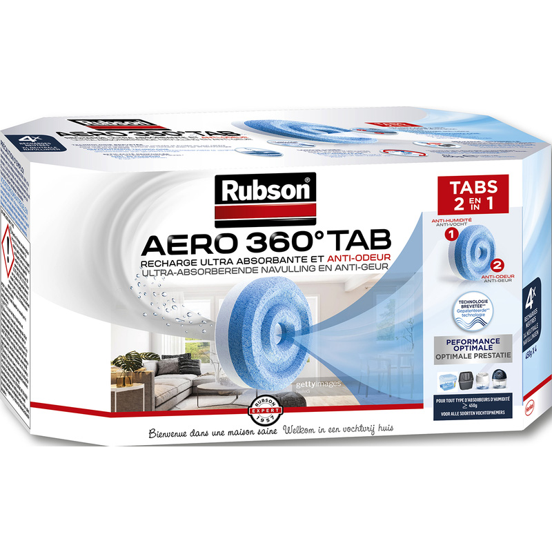 Absorbeur d'humidité Aero 360° 20m² RUBSON : la boîte à Prix Carrefour