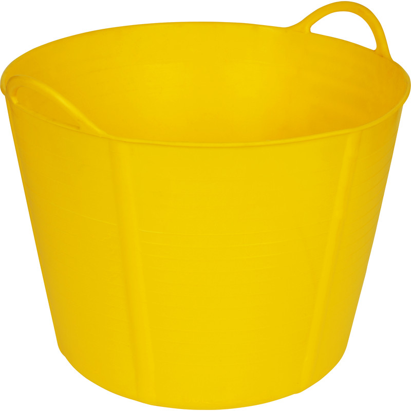 Seau jaune flexible 40L