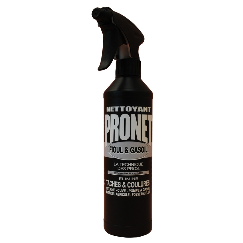 Spray nettoyant pour fioul gasoil et huile Pronet