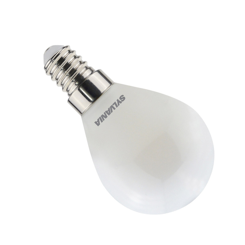 Ampoule rétro sphérique LED ToLEDo Satinée E14 Sylvania