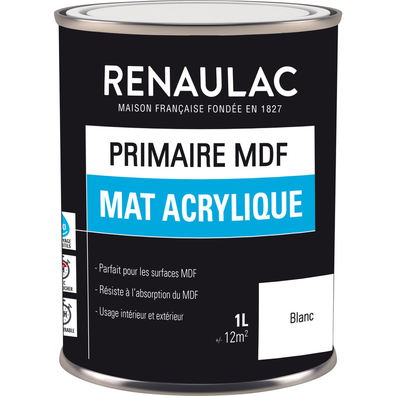 Primaire acrylique MDF Renaulac mat
