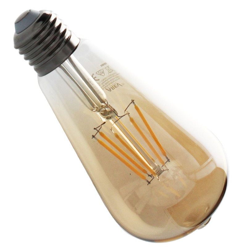Ampoule décorative E27 à filaments Ø64mm Arlux